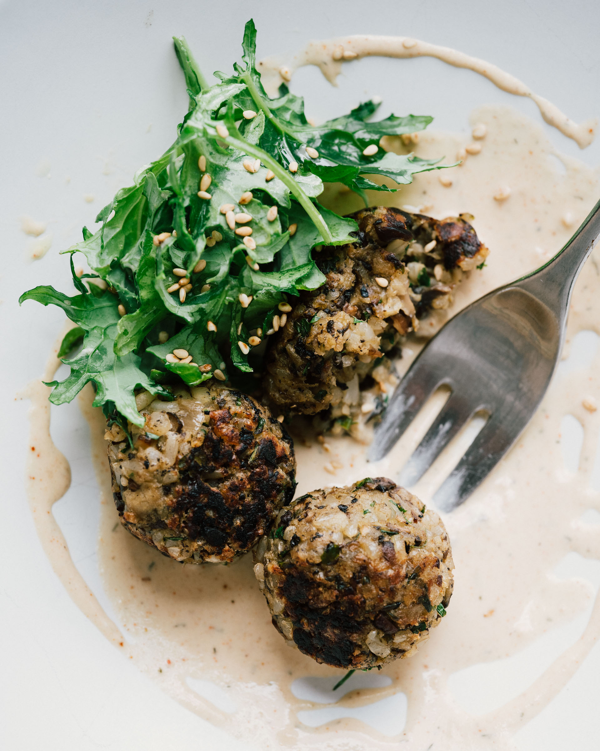 Eggplant Mushroom 'Meatballs'