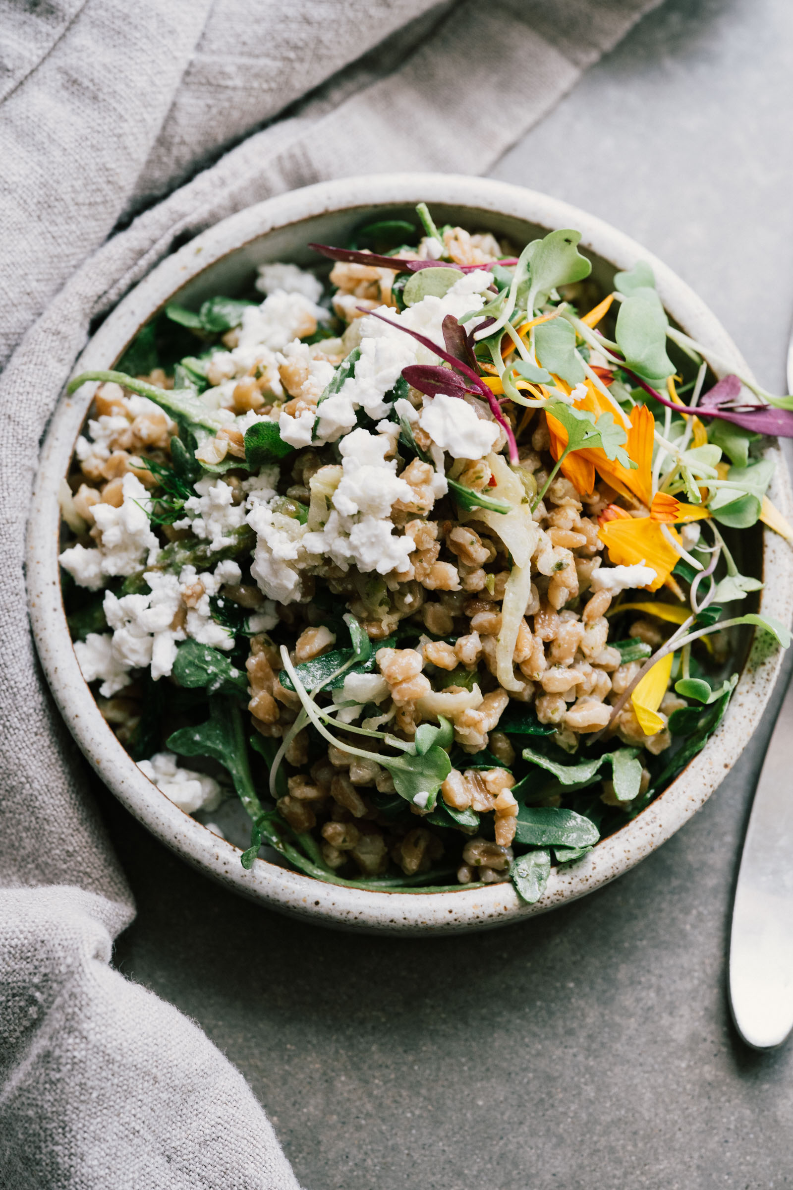 Green Goddess Farro Salad