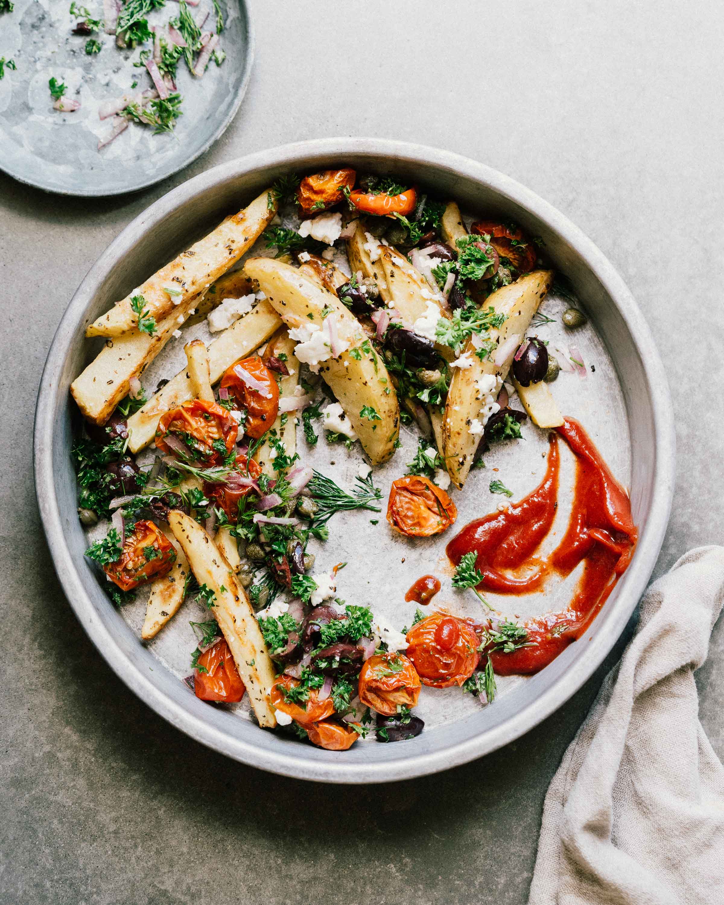 Loaded Greek Feta Fries