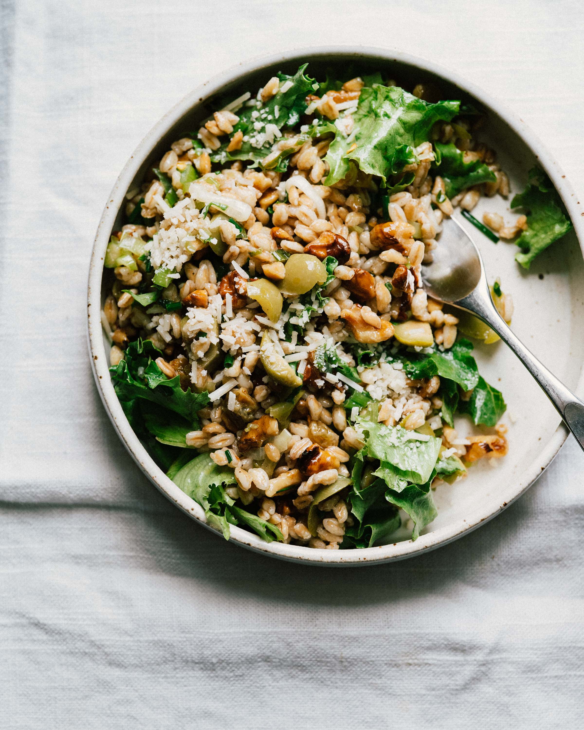 Farro & Green Olive Salad