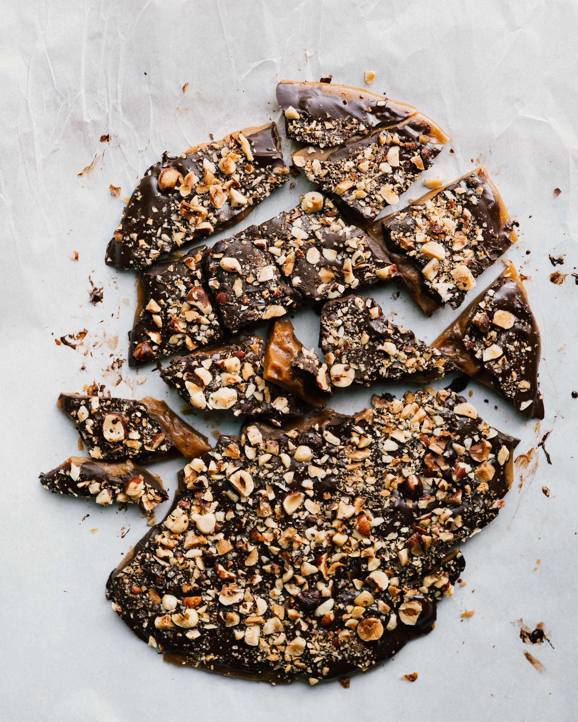Chocolate Hazelnut Toffee