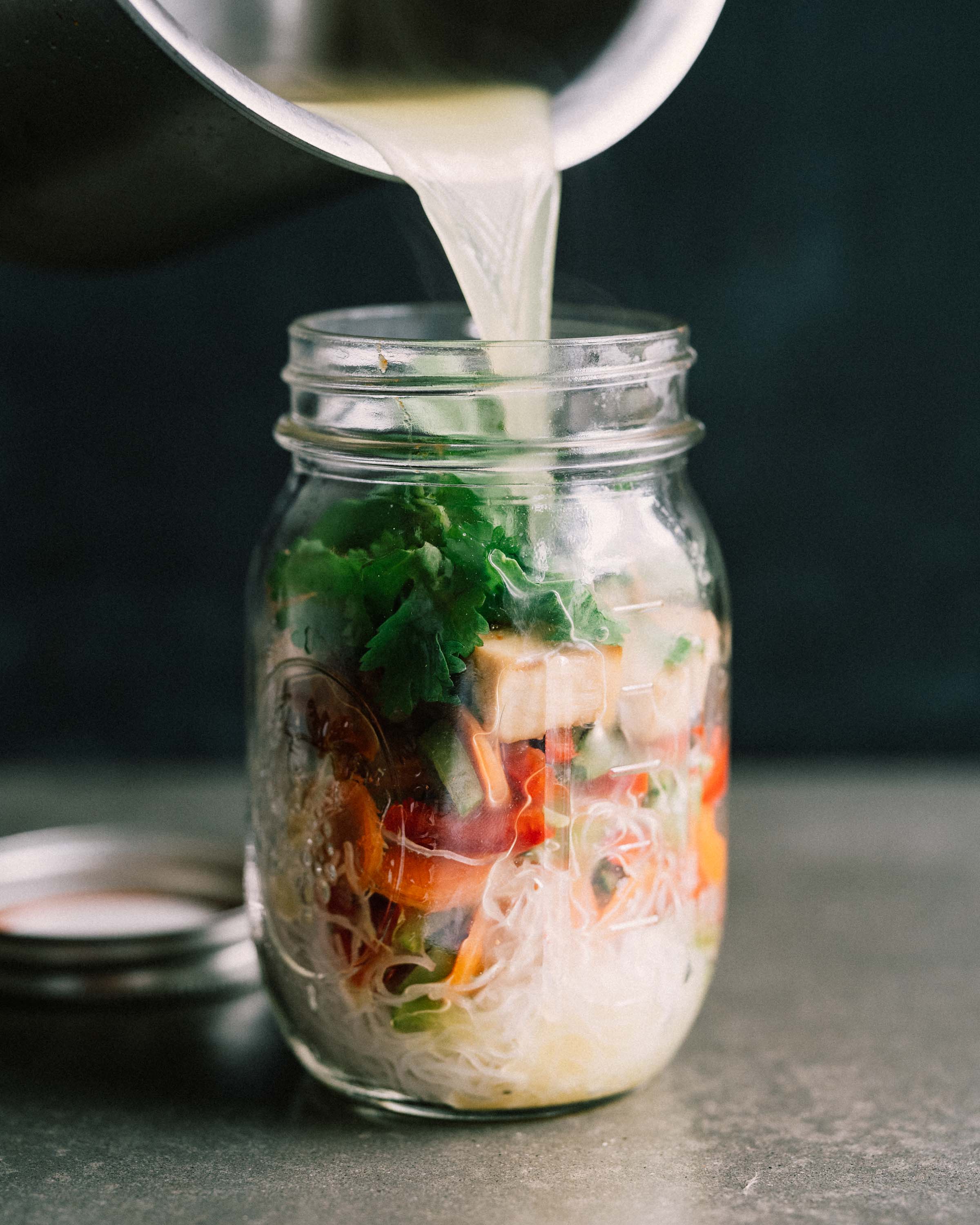 Tofu Noodle Jars